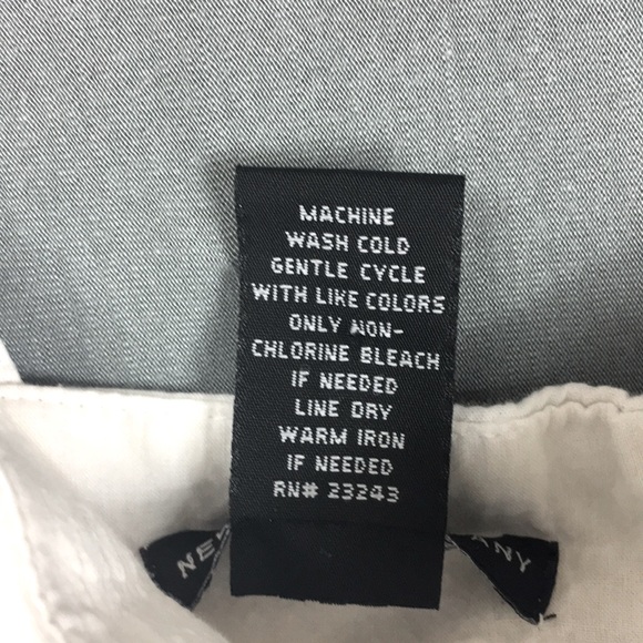 New York & Company White Cotton Fit Flare Dress 4 - Picture 4 of 6